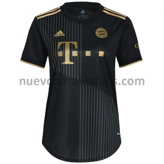 Camiseta de Fútbol Bayern de Múnich Mujer Exterior 2021-2022 Manga Corta