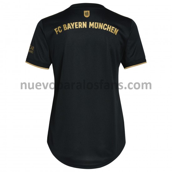 Camiseta de Fútbol Bayern de Múnich Mujer Exterior 2021-2022 Manga Corta