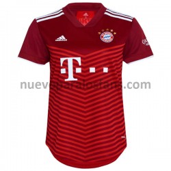 Camiseta de Fútbol Bayern de Múnich Mujer Casa 2021-2022 Manga Corta