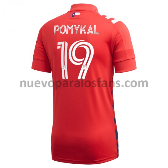 Camiseta de Fútbol FC Dallas Paxton Pomykal 19 Casa 2021 Manga Corta