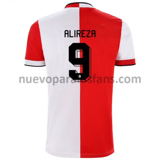 Camiseta de Fútbol Feyenoord Rotterdam Alireza Jahanbakhsh 9 Casa 2021-2022 Manga Corta