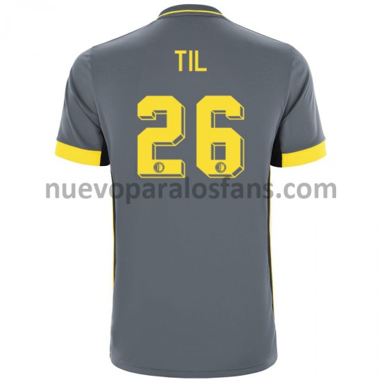 Camiseta de Fútbol Feyenoord Rotterdam Guus Til 26 Exterior 2021-2022 Manga Corta