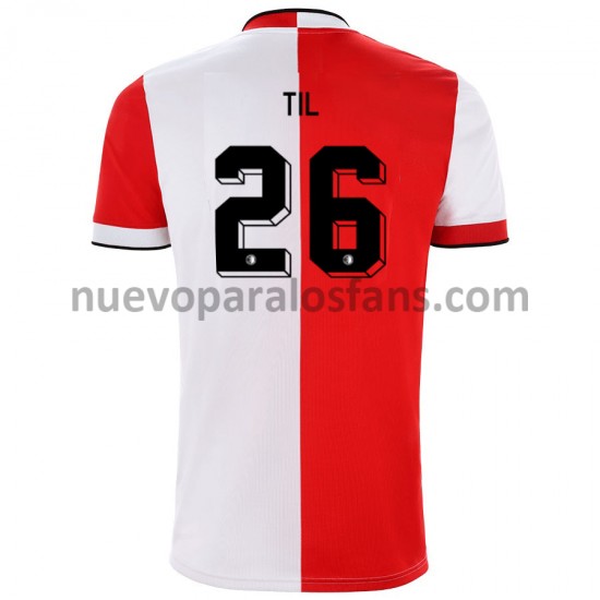 Camiseta de Fútbol Feyenoord Rotterdam Guus Til 26 Casa 2021-2022 Manga Corta