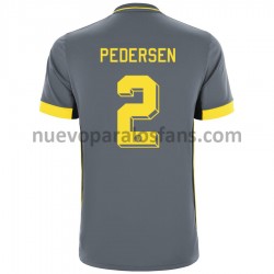 Camiseta de Fútbol Feyenoord Rotterdam Marcus Pedersen 2 Exterior 2021-2022 Manga Corta