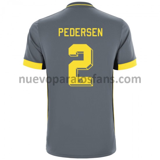 Camiseta de Fútbol Feyenoord Rotterdam Marcus Pedersen 2 Exterior 2021-2022 Manga Corta