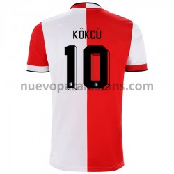 Camiseta de Fútbol Feyenoord Rotterdam Orkun Kokcu 10 Casa 2021-2022 Manga Corta