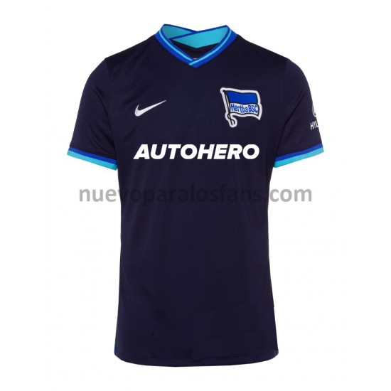 Camiseta de Fútbol Hertha BSC Exterior 2021-2022 Manga Corta