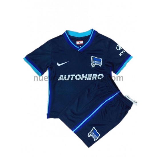Camiseta de Fútbol Hertha BSC Niño Exterior 2021-2022 Manga Corta