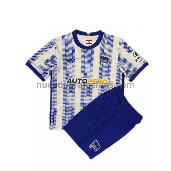 Camiseta de Fútbol Hertha BSC Niño Casa 2021-2022 Manga Corta