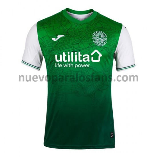 Camiseta de Fútbol Hibernian Casa 2021-2022 Manga Corta