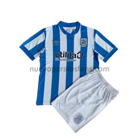 Camiseta de Fútbol Huddersfield Niño Casa 2021-2022 Manga Corta