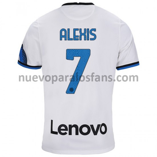 Camiseta de Fútbol Inter Milan Alexis Sanchez 7 Exterior 2021-2022 Manga Corta