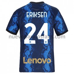 Camiseta de Fútbol Inter Milan Christian Eriksen 24 Casa 2021-2022 Manga Corta
