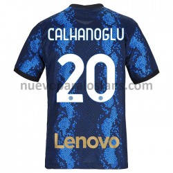 Camiseta de Fútbol Inter Milan Hakan Calhanoglu 20 Casa 2021-2022 Manga Corta