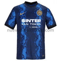 Camiseta de Fútbol Inter Milan Casa 2021-2022 Manga Corta