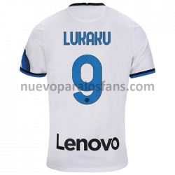 Camiseta de Fútbol Inter Milan Romelu Lukaku 9 Exterior 2021-2022 Manga Corta