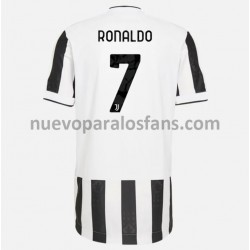 Camiseta de Fútbol Juventus Cristiano Ronaldo 7 Casa 2021-2022 Manga Corta