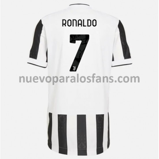 Camiseta de Fútbol Juventus Cristiano Ronaldo 7 Casa 2021-2022 Manga Corta