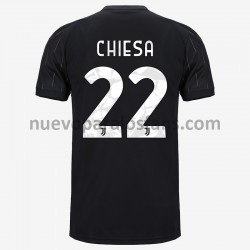 Camiseta de Fútbol Juventus Federico Chiesa 22 Exterior 2021-2022 Manga Corta