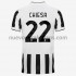Camiseta de Fútbol Juventus Federico Chiesa 22 Casa 2021-2022 Manga Corta