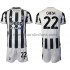 Camiseta de Fútbol Juventus Federico Chiesa 22 Niño Casa 2021-2022 Manga Corta