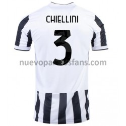 Camiseta de Fútbol Juventus Giorgio Chiellini 3 Casa 2021-2022 Manga Corta