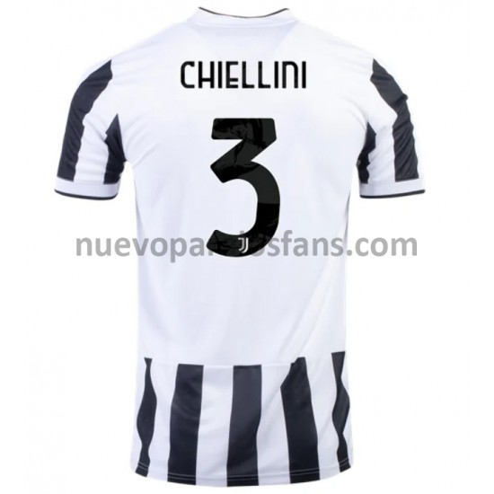 Camiseta de Fútbol Juventus Giorgio Chiellini 3 Casa 2021-2022 Manga Corta