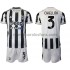 Camiseta de Fútbol Juventus Giorgio Chiellini 3 Niño Casa 2021-2022 Manga Corta