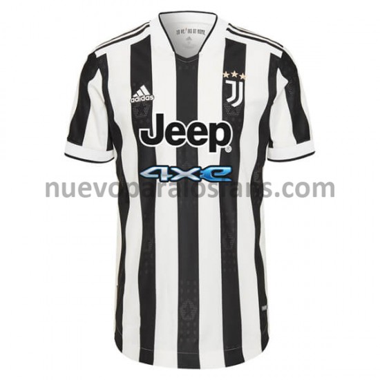 Camiseta de Fútbol Juventus Casa 2021-2022 Manga Corta