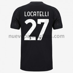Camiseta de Fútbol Juventus Manuel Locatelli 27 Exterior 2021-2022 Manga Corta