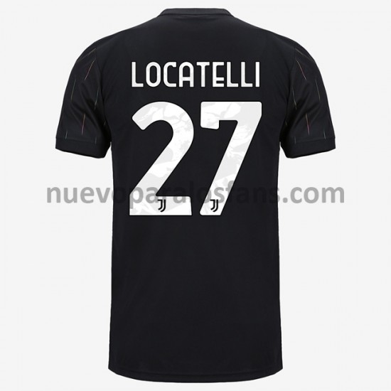 Camiseta de Fútbol Juventus Manuel Locatelli 27 Exterior 2021-2022 Manga Corta