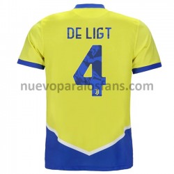 Camiseta de Fútbol Juventus Matthijs de Ligt 4 Tercera 2021-2022 Manga Corta