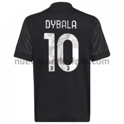 Camiseta de Fútbol Juventus Paulo Dybala 10 Exterior 2021-2022 Manga Corta