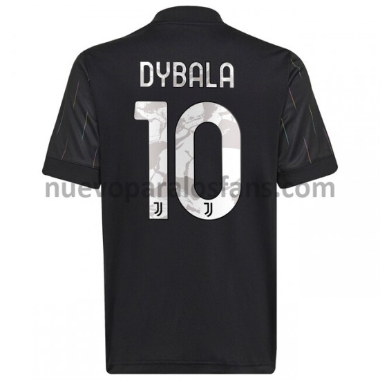 Camiseta de Fútbol Juventus Paulo Dybala 10 Exterior 2021-2022 Manga Corta