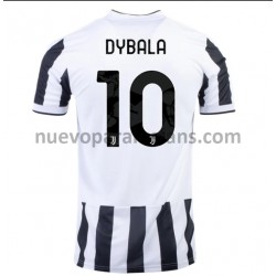 Camiseta de Fútbol Juventus Paulo Dybala 10 Casa 2021-2022 Manga Corta