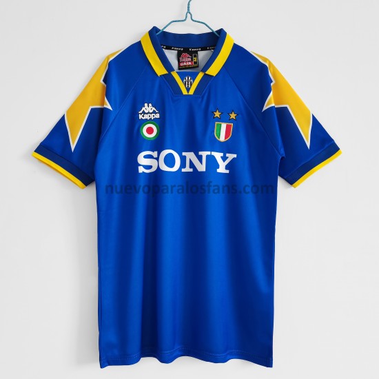 Camiseta de Fútbol Juventus Retro Exterior 1995-1996 Manga Corta