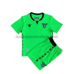 Camiseta de Fútbol SS Lazio Portero Niño Exterior 2021-2022 Manga Corta