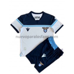 Camiseta de Fútbol SS Lazio Niño Exterior 2021-2022 Manga Corta