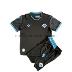 Camiseta de Fútbol SS Lazio Niño Tercera 2021-2022 Manga Corta