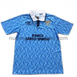 Camiseta de Fútbol SS Lazio Retro Casa 1991 Manga Corta