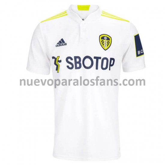 Camiseta de Fútbol Leeds United Casa 2021-2022 Manga Corta