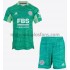 Camiseta de Fútbol Leicester City Portero Niño Exterior 2021-2022 Manga Corta