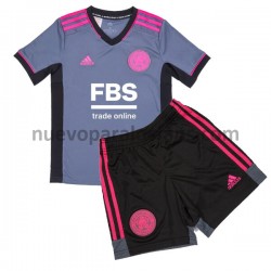 Camiseta de Fútbol Leicester City Niño Tercera 2021-2022 Manga Corta