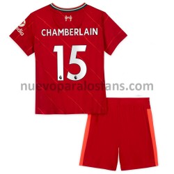 Camiseta de Fútbol Liverpool Alex Oxlade-Chamberlain 15 Niño Casa 2021-2022 Manga Corta