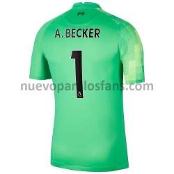 Camiseta de Fútbol Liverpool Portero A.Becker 1 Casa 2021-2022 Manga Corta