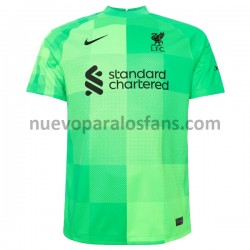 Camiseta de Fútbol Liverpool Portero Casa 2021-2022 Manga Corta