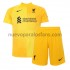 Camiseta de Fútbol Liverpool Portero Niño Exterior 2021-2022 Manga Corta