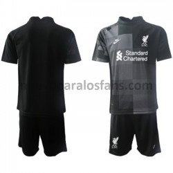 Camiseta de Fútbol Liverpool Portero Niño Tercera 2021-2022 Manga Corta