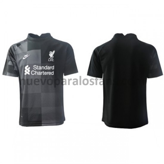 Camiseta de Fútbol Liverpool Portero Tercera 2021-2022 Manga Corta