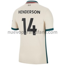 Camiseta de Fútbol Liverpool Henderson 14 Exterior 2021-2022 Manga Corta